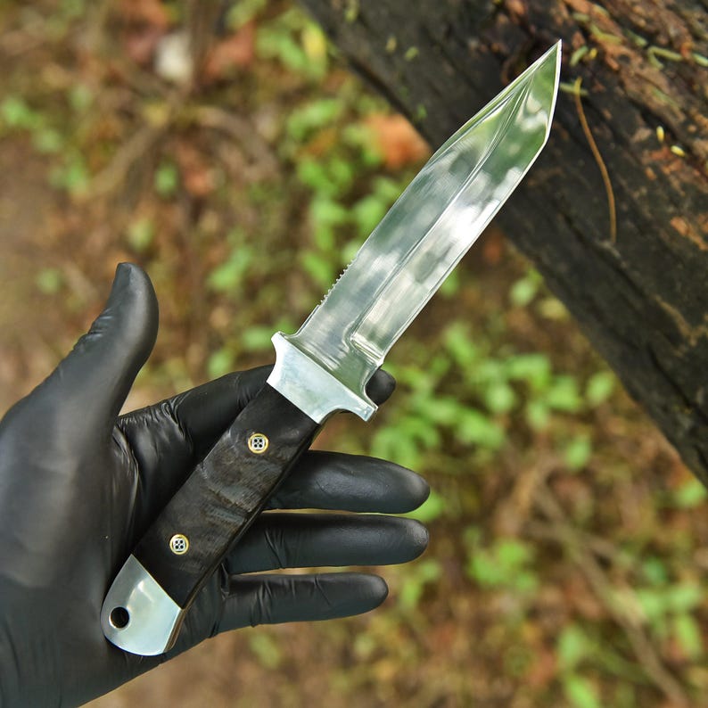 Hand forged Stainless Steel Hunting tanto knife with sheath