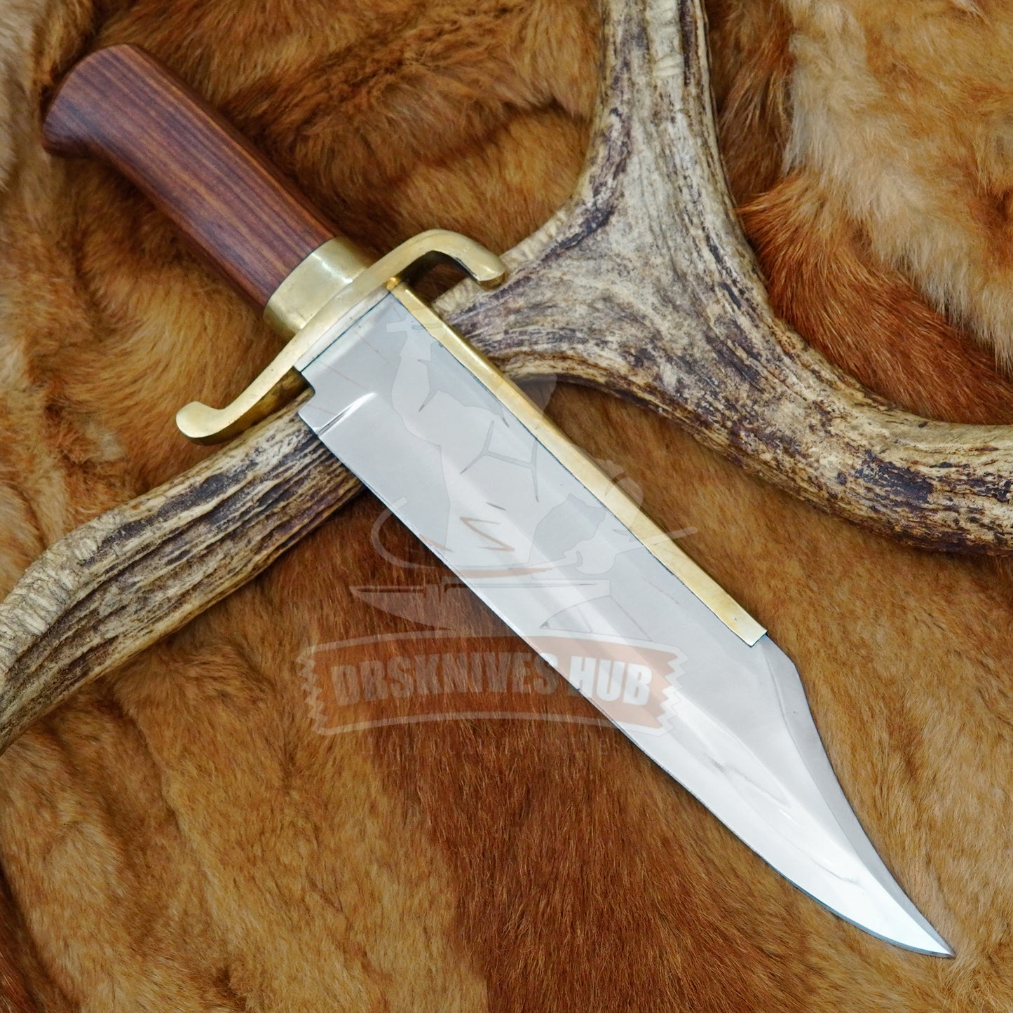 Handmade J2 Steel Bowie Knife Wood Handle With Leather Sheath Gift for her, Gift For him