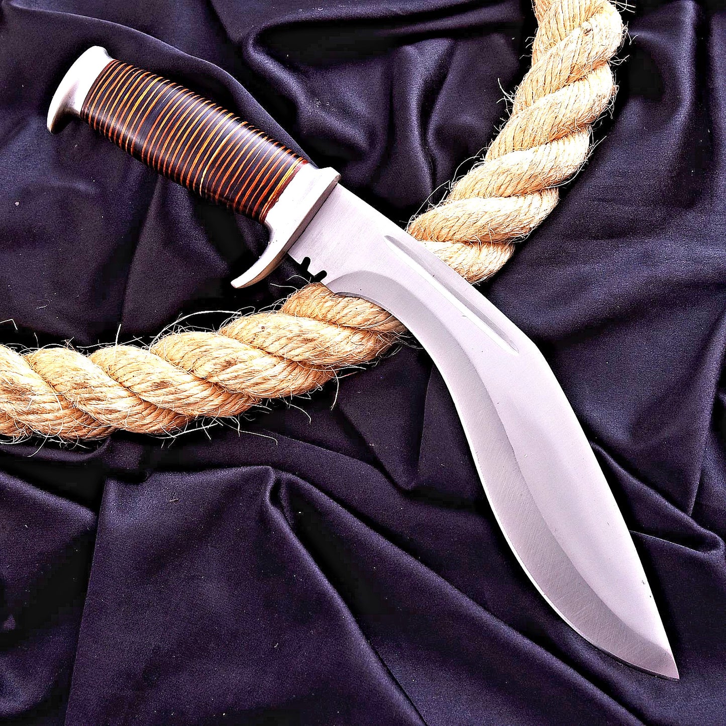 Hand Forged High Carbon Steel Blade Kukri Knife