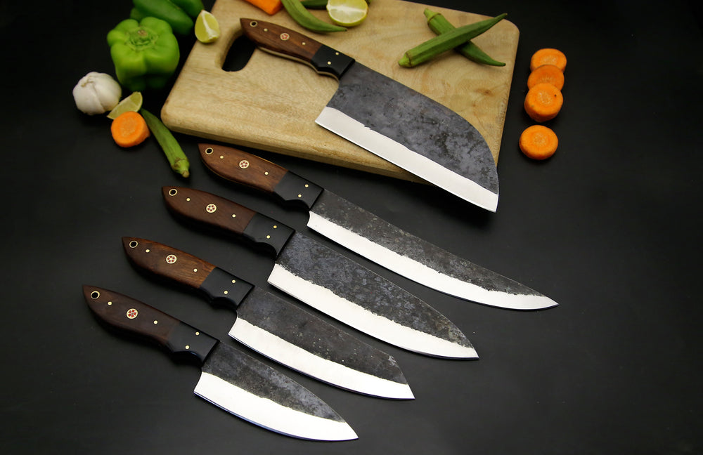 Handmade High Carbon steel Chef Knife set of 5 PCS