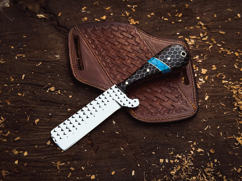 Bull Cutter Knife Best Handmade Knife With Beautiful Handle and Leather Sheath