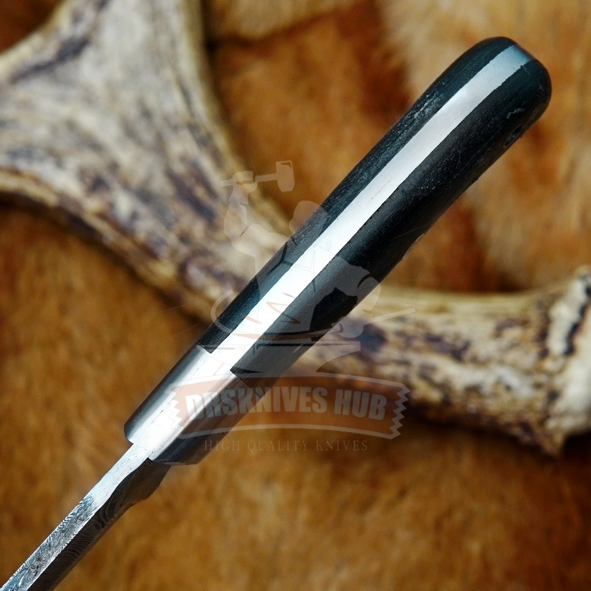 Damascus Hunting Knife 10"