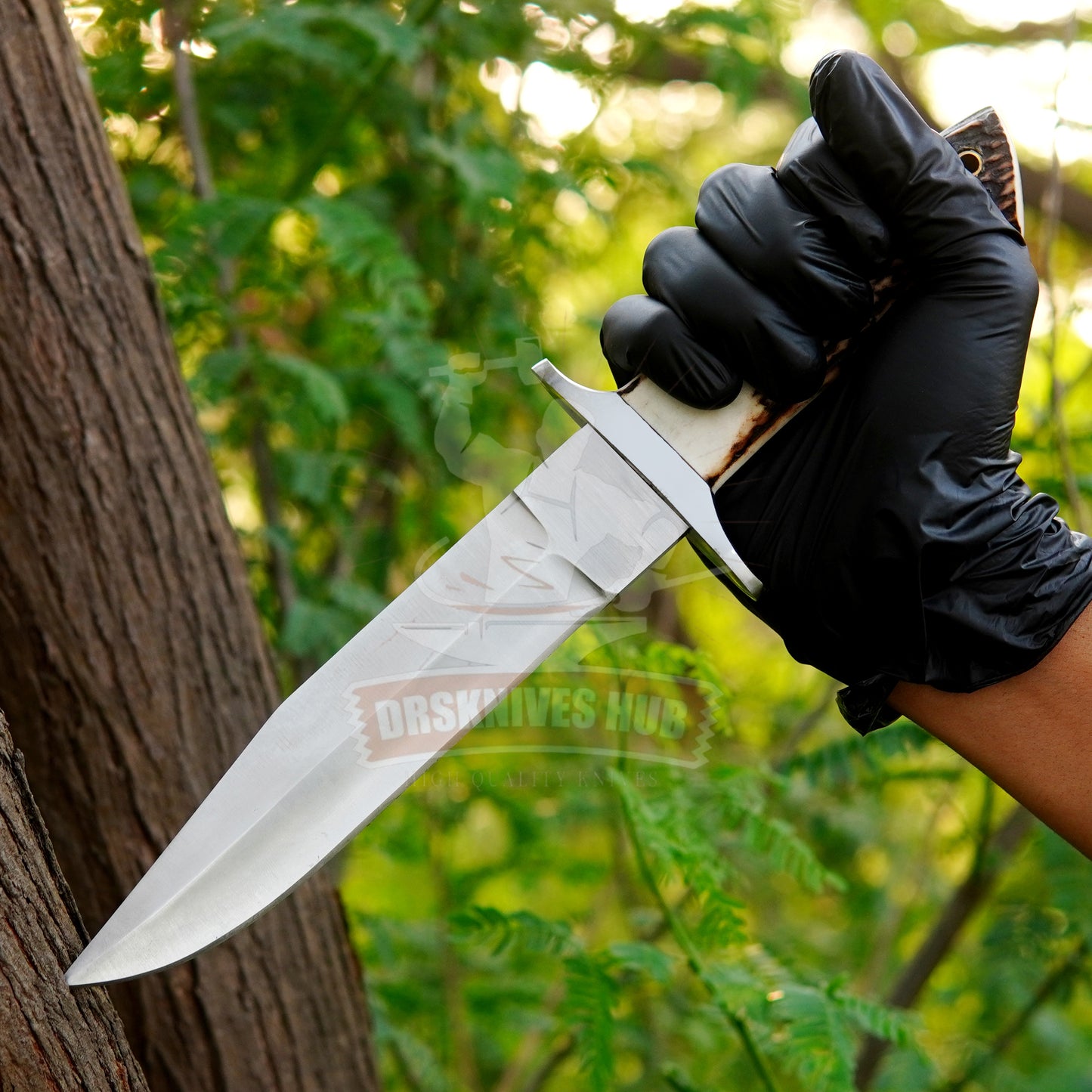 Carbon Steel Bowie Knife
