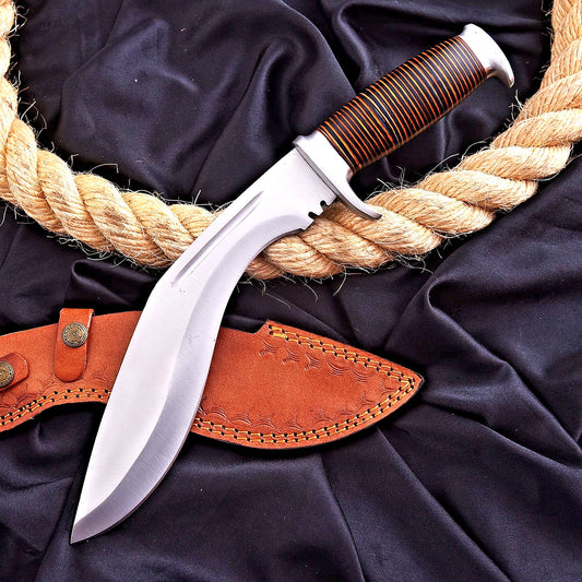 Hand Forged High Carbon Steel Blade Kukri Knife