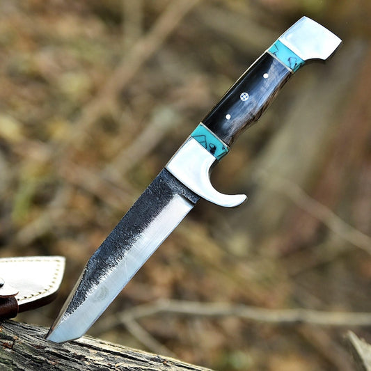 High Carbon Steel Hunting Skinning knife With Sheath