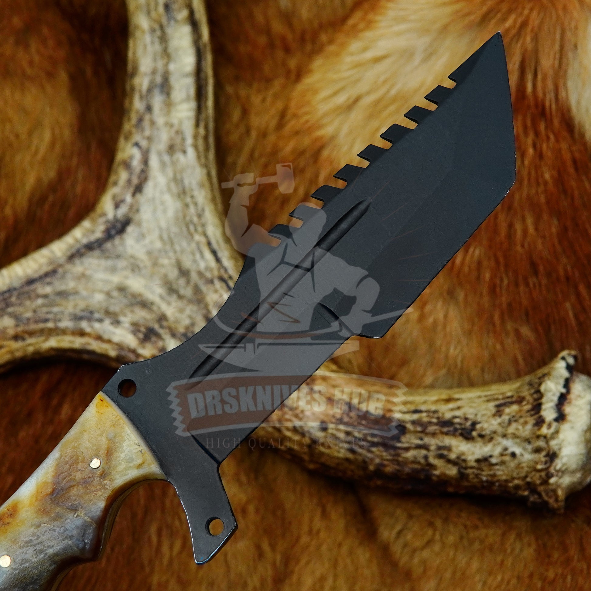 Carbon Steel Tracker Knife 10.5"