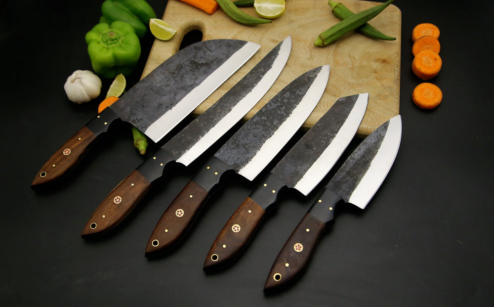 Handmade High Carbon steel Chef Knife set of 5 PCS
