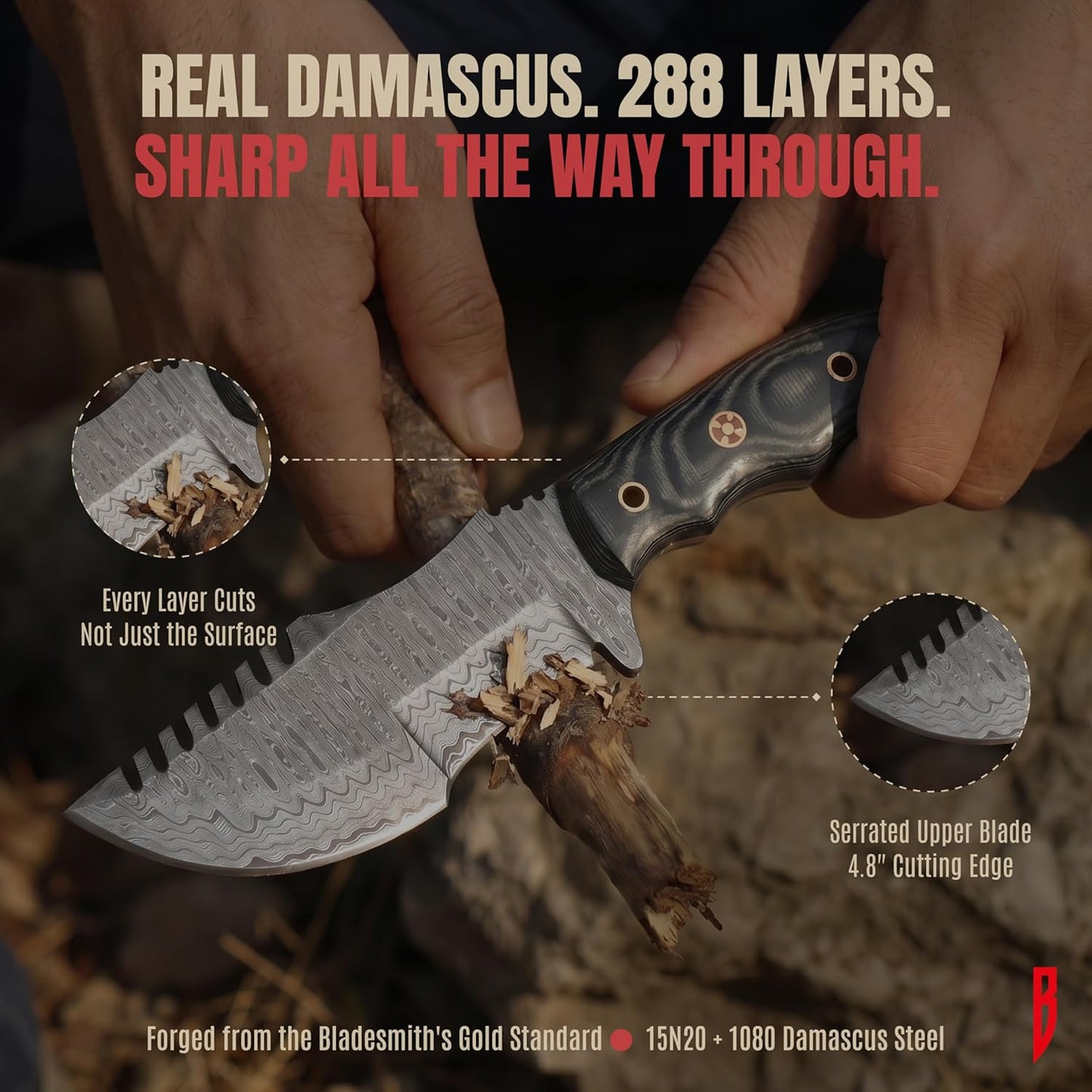Handmade Damascus Steel Tracker Knife 10" With Leather Sheath Cover | DRSKNIVES HUB
