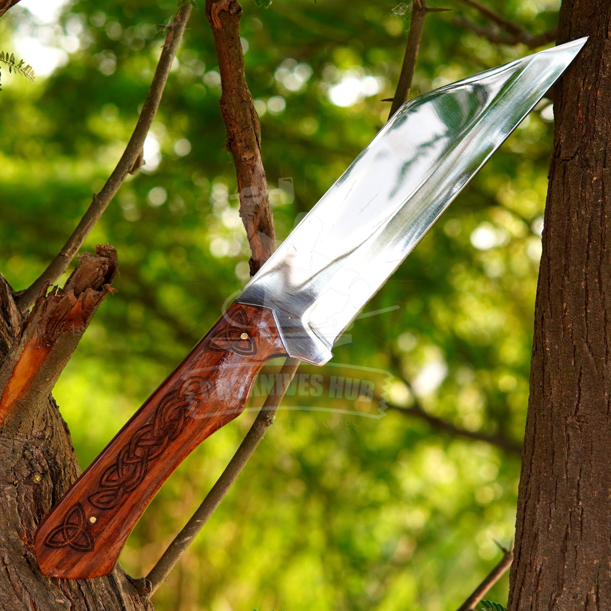 Stainless Steel Seax Knife 13"