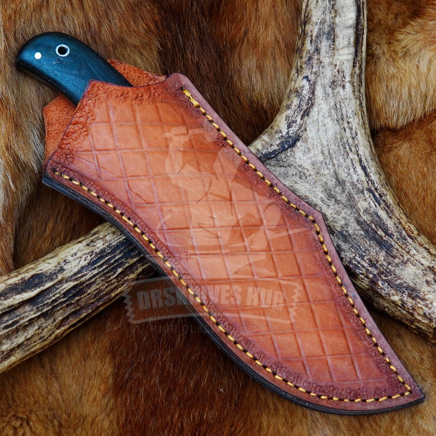 Damascus Hunting Knife 10"