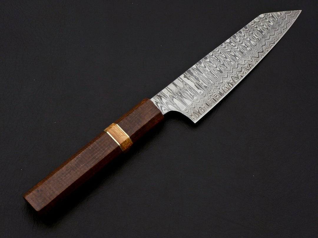 Handmade Damascus Steel Blade 13" Chef Knife Wood Handle