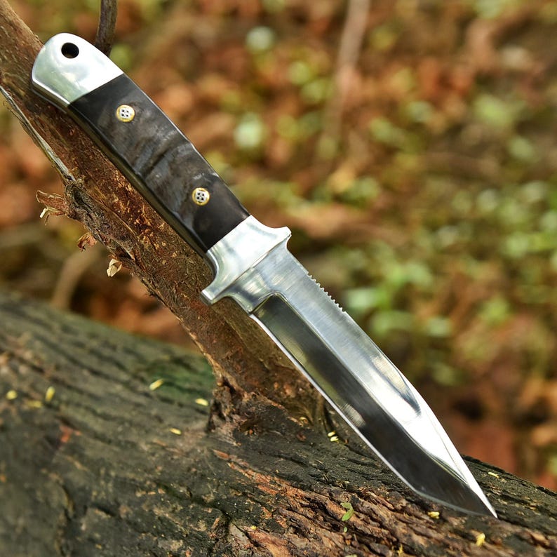 Hand forged Stainless Steel Hunting tanto knife with sheath
