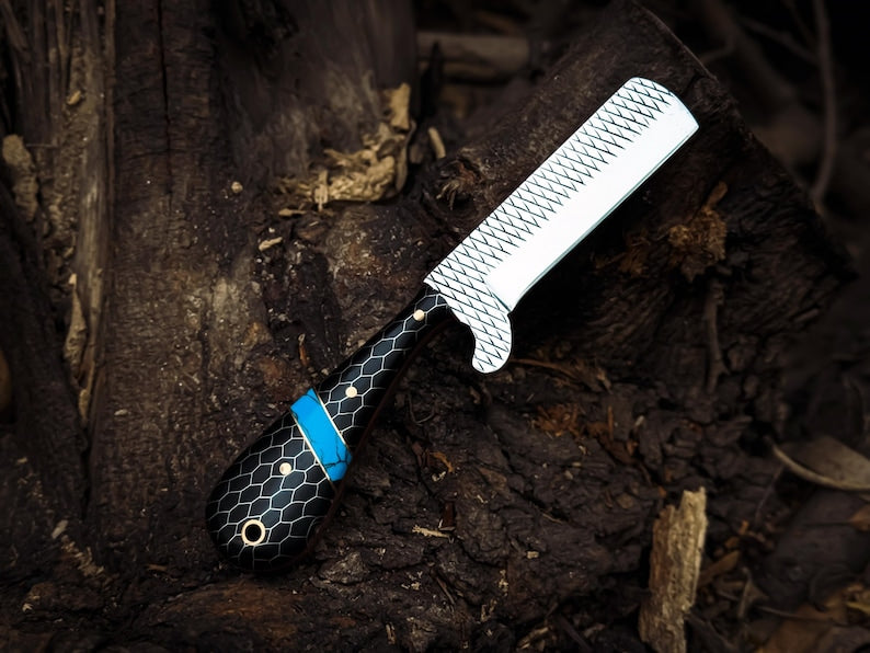 Bull Cutter Knife Best Handmade Knife With Beautiful Handle and Leather Sheath
