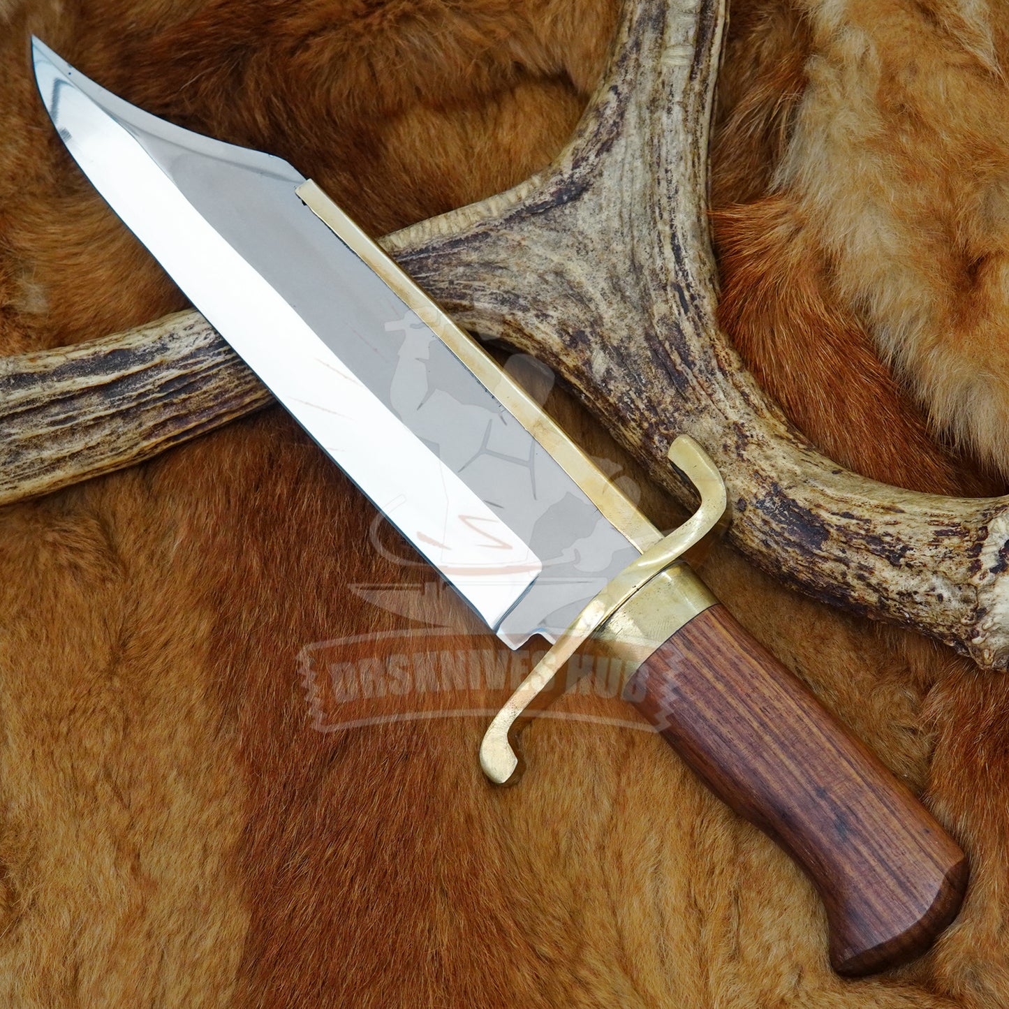 Handmade J2 Steel Bowie Knife Wood Handle With Leather Sheath Gift for her, Gift For him