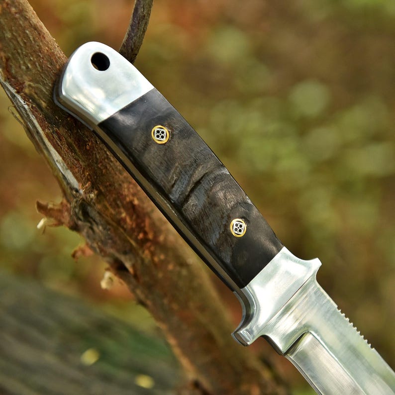 Hand forged Stainless Steel Hunting tanto knife with sheath