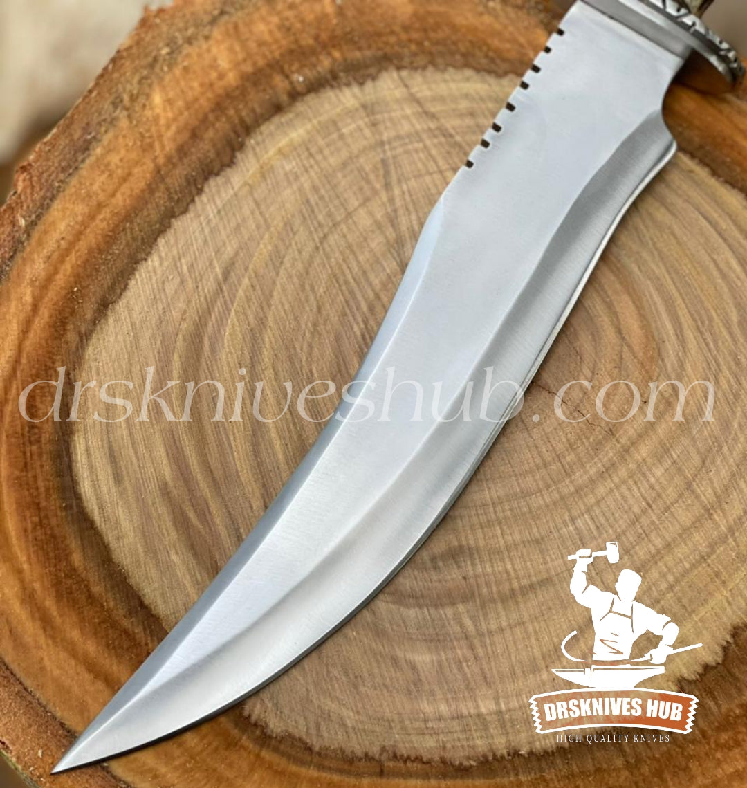 Handmade Stainless Steel Bowie knife Custom Made Hunting Bowie knife, Outdoor Camping knife