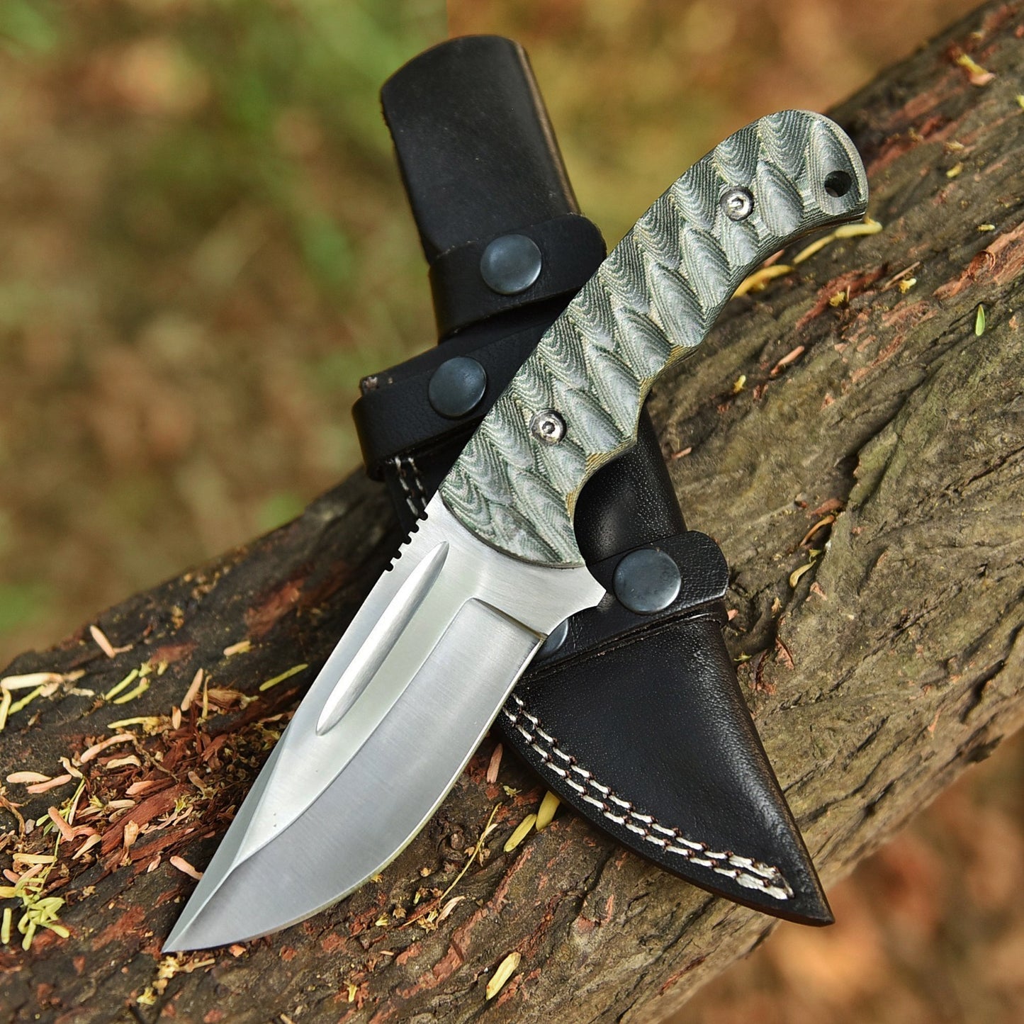 Stainless Steel Combat Skinner Knife 9" – Micarta Handle Full Tang | DRSKNIVES HUB