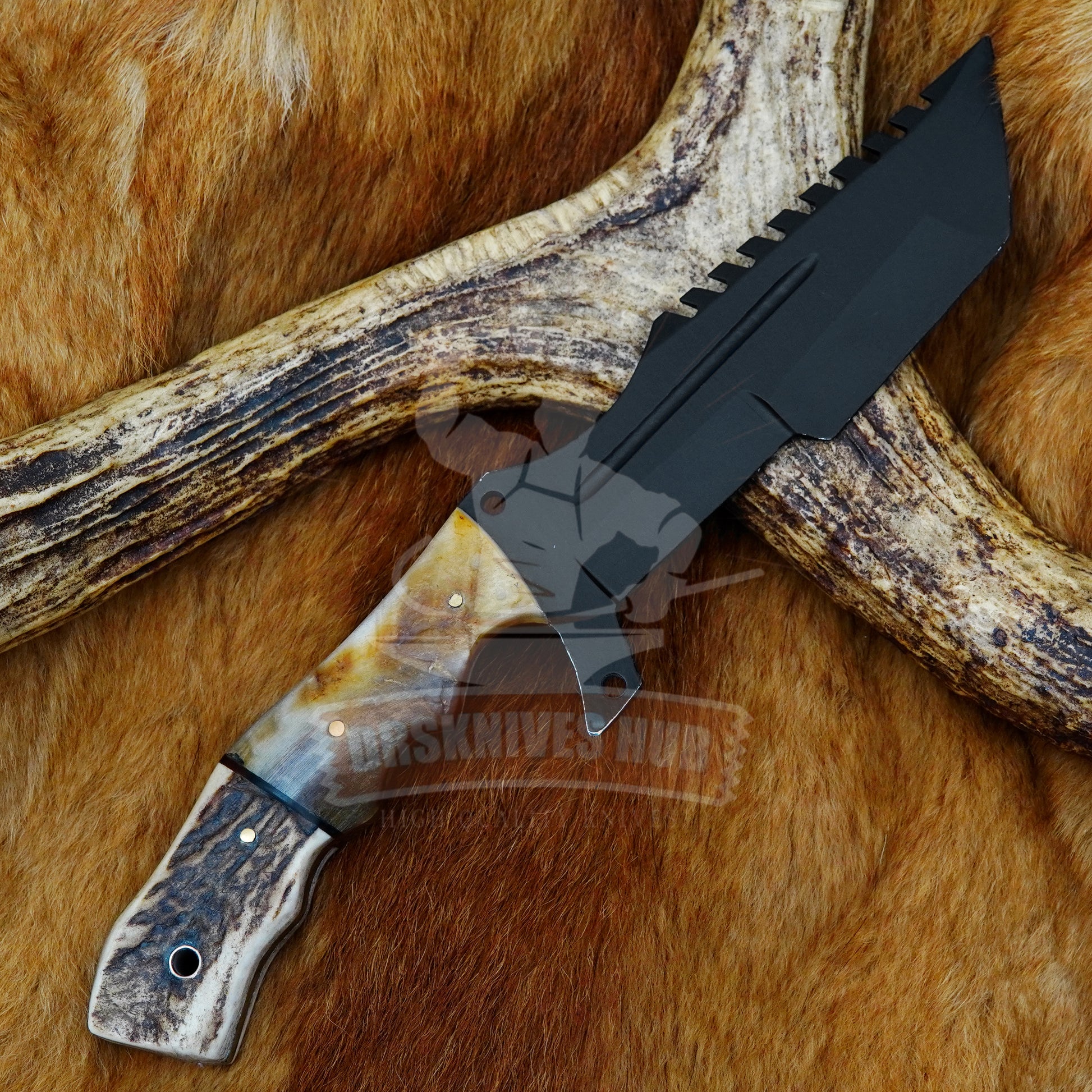 Carbon Steel Tracker Knife 10.5"