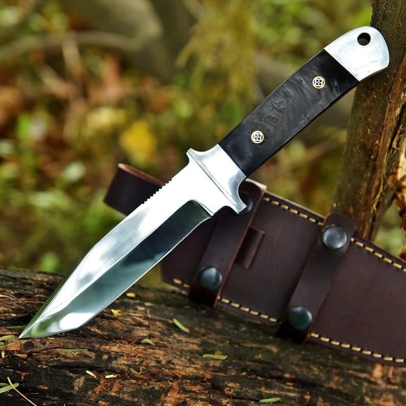 Hand forged Stainless Steel Hunting tanto knife with sheath