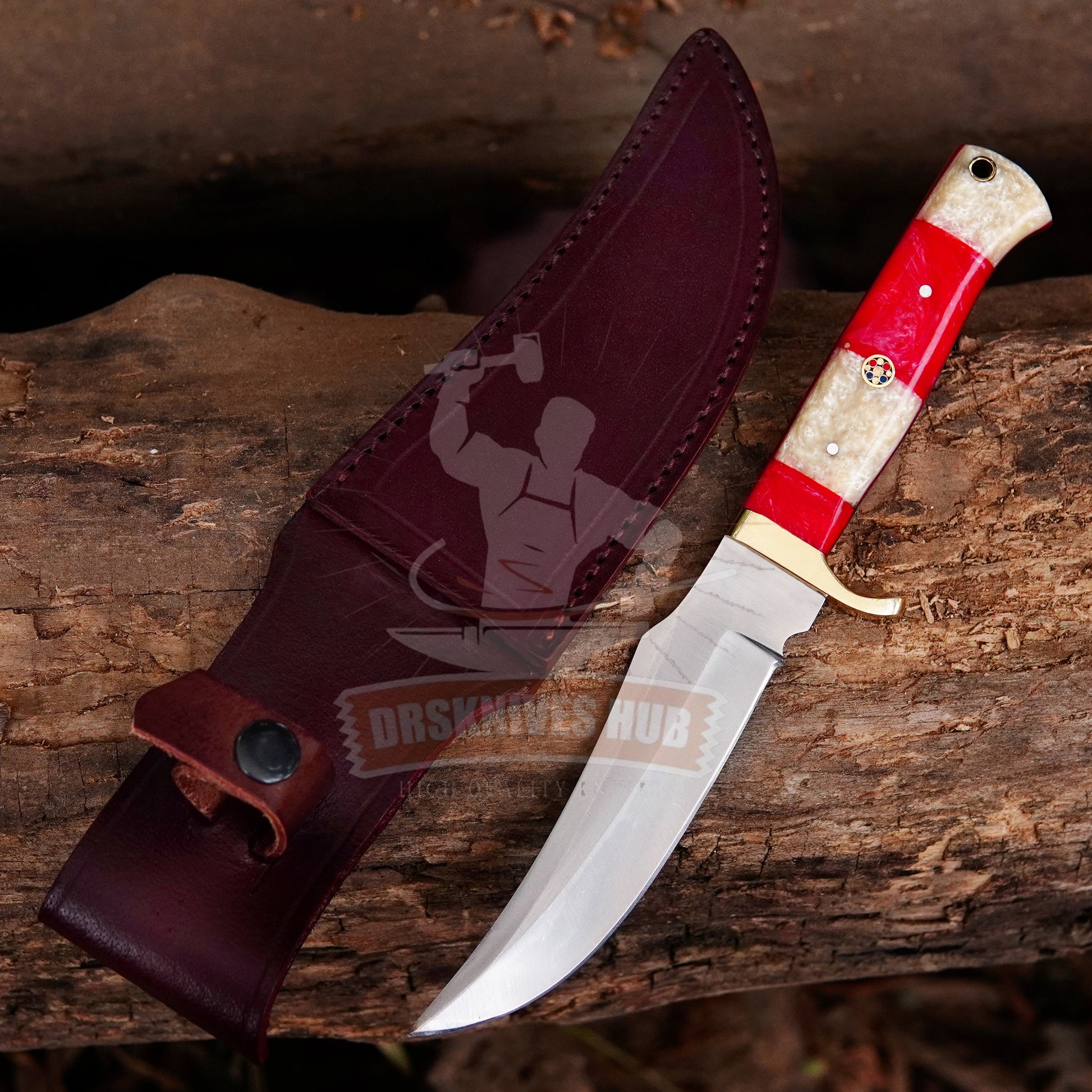 D2 Steel Hunting Knife 10" 