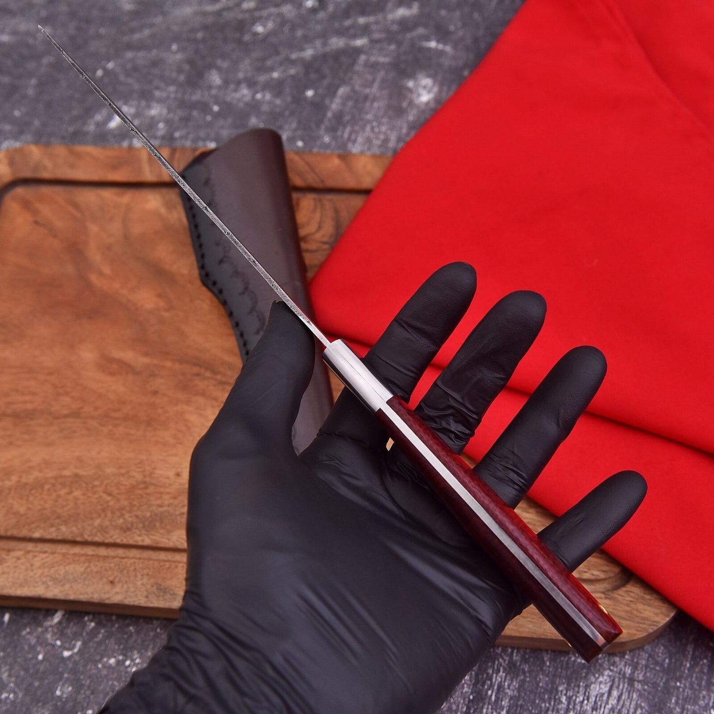 Custom Handmade Damascus Steel Fillet Knife – Ideal for Hunting, Fishing, and Culinary Use