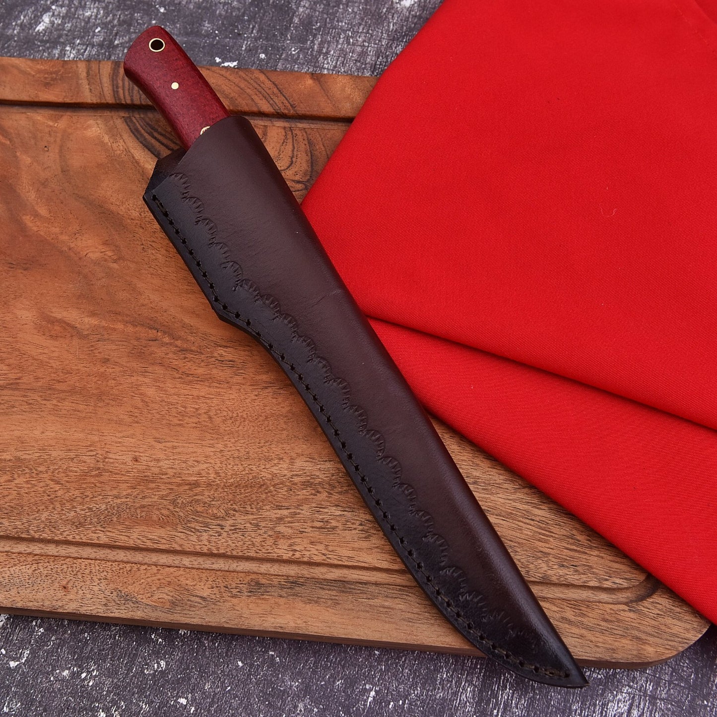 Custom Handmade Damascus Steel Fillet Knife – Ideal for Hunting, Fishing, and Culinary Use